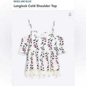 Stitch fix cold shoulder top